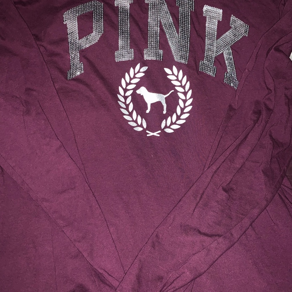 VS PINK BLING CAMPUS TEES